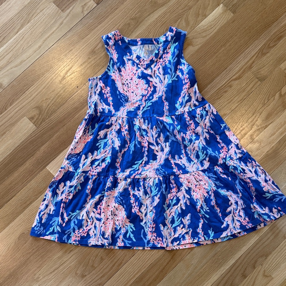 Lilly Pulizer Blue and orange Kids Dress
